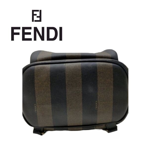 Fendi Daypack Pecan Penquin Striped‎ Backpack - Picture 2 of 8